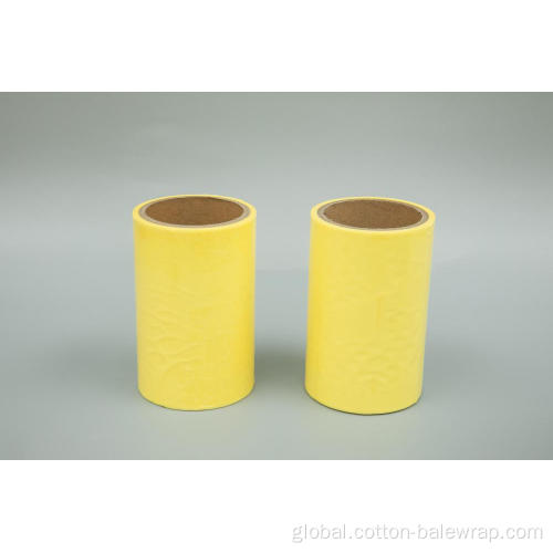 Cotton Bale Packaging Film yellow color cotton picker packing bale wrap film Manufactory